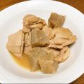 vabochan's cooksnap of when they made 鶏肉とこんにゃくと根菜の味噌煮.