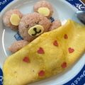ゆかべ's cooksnap of when they made リラックマ☆オムライス.