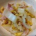 ばたみそーぱん☆'s cooksnap of when they made ✿白菜とベーコンのレンジ蒸し∞粒マス味✿.