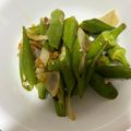 kbmm's cooksnap of when they made 下処理なし！おくらのバター醤油炒め.