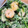 kinniko's cooksnap of when they made 春菊と海老のかき揚げ(*^^*).