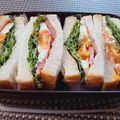 ひっこ's cooksnap of when they made ベーコンエッグレタスサンドイッチ.