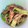 azbjbn's cooksnap of when they made チンゲン菜と焼き舞茸をオリーブ油と塩で.