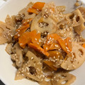 saki♪☆”'s cooksnap of when they made レンジで簡単！蓮根と人参のきんぴら.