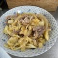 ミアンミアン's cooksnap of when they made 豚肉小間肉と玉葱とキャベツの３点味噌炒め.