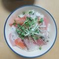 2児ママみきてぃ's cooksnap of when they made お刺身の切り落としで海鮮丼.