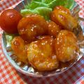 お山のエイ's cooksnap of when they made 海老ケチャ レモン風味 お弁当に.