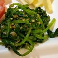 vivianj's cooksnap of when they made 小松菜のごま和え.
