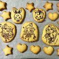 shoc's cooksnap of when they made バレンタインに簡単本格キャラクッキー.