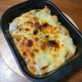 へろへろへ's cooksnap of when they made ☆鮭とほうれん草のマカロニグラタン☆.