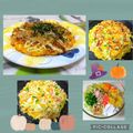 KBBキッチン☆'s cooksnap of when they made ☆粉なしお好み焼き☆.