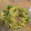 むむむん's cooksnap of when they made セロリの葉消費☆５分で和風おかかサラダ.