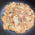 バンビーノ☆'s cooksnap of when they made モッチモチのネギチヂミ！豆腐で！.