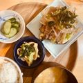 mack♪♪♪'s cooksnap of when they made 豚肉と茄子のフライパン焼き！薬味のせ♪.