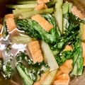 さすらい's cooksnap of when they made ◆超簡単！◆小松菜＆油揚げの煮物.