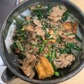 じいじい毎日挑戦's cooksnap of when they made カリカリ豚と春菊のおかか炒め.