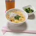 ぱふ's cooksnap of when they made ちりめんじゃこのたまごかけご飯.
