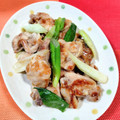 きゃんでぃ×2's cooksnap of when they made 鶏ももとねぎの白だし炒め.