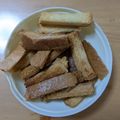 クックQM5U3Q☆'s cooksnap of when they made パンのみみラスク.