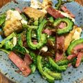 木漏れ日の台所's cooksnap of when they made 絹厚揚げのゴーヤチャンプルー.