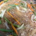 67luna's cooksnap of when they made レンジで簡単！ひき肉と野菜の春雨炒め.
