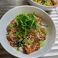 美らはいび's cooksnap of when they made ☆まぐろ漬け丼☆３２１☆.