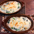 こつゆ514's cooksnap of when they made 牡蠣とほうれん草と男爵のグラタン.