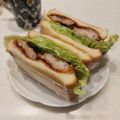 まんまるまうちゃん's cooksnap of when they made 豚カツリメイク→カツサンド.