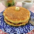 在宅勤務のおじさん's cooksnap of when they made 簡単！強力粉x豆腐のふわふわホットケーキ.