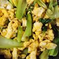 マツモトメガネパーマ's cooksnap of when they made スピード副菜！チンゲン菜と卵の生姜炒め.