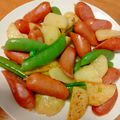 masa＊masa's cooksnap of when they made 新じゃがとスナップえんどうのコンソメ炒め.
