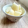 悠LOVE航's cooksnap of when they made 梨はひとくちカットが食べやすい♡.