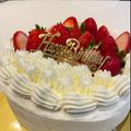 YU-ZEN's cooksnap of when they made クリスマスケーキにふわふわスポンジケーキ.