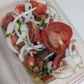 わかポン☆'s cooksnap of when they made 新玉ねぎとトマトのさっぱり大葉サラダ.