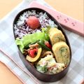 runa10's cooksnap of when they made お弁当・・・67梅干しとゆかり弁当.