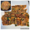 ほか弁ママ's cooksnap of when they made キムチの汁で♫キムチチヂミ♪.