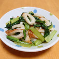 ドルフィンサーモン's cooksnap of when they made ちくわと小松菜の柚子胡椒炒め.