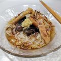 在宅勤務のおじさん's cooksnap of when they made なすと油揚げのぶっかけそうめん.