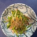 とらこ's cooksnap of when they made きゅうり茗荷大葉カニカマの和え物.