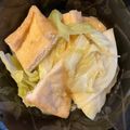 R2016's cooksnap of when they made キャベツ×油揚げ 煮びたし.