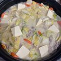 ママメイン！時々子供's cooksnap of when they made 豆乳白だし豚しゃぶ鍋.