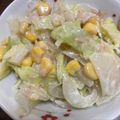 ひらのりママ's cooksnap of when they made レンジで簡単！ キャベツのツナマヨサラダ.