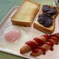 ビートルズ食堂's cooksnap of when they made 時短 簡単♬ 朝の目玉焼き.