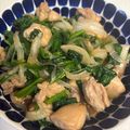 ポムポムポヨコ's cooksnap of when they made 簡単♡鶏もも肉とほうれん草のしょうゆ炒め.