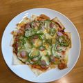 もんぶらん＊'s cooksnap of when they made シューマイの皮で簡単ピザ♫♬.