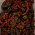 Yokchina's cooksnap of when they made なすと赤ピーマンの味噌炒め.