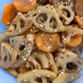 Fitness Monta's cooksnap of when they made 蓮根のきんぴら.