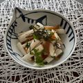 クレイプメートル's cooksnap of when they made 食感が楽しい☆長いも＆沢庵☆酢の物✨.