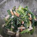 あい＆まな's cooksnap of when they made 小松菜とちくわ♡ゴママヨ醤油和え.