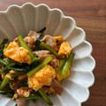 studio a'25's cooksnap of when they made 卵と小松菜の甘酢炒め.